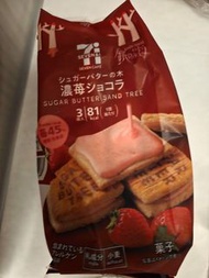 新鮮到港，日本餅7-11Sugar Butter Sand Tree 士多啤梨