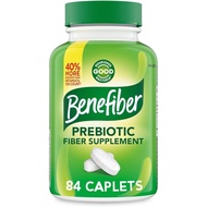 Benefiber Prebiotic Fiber Supplement Caplets, 84 Count