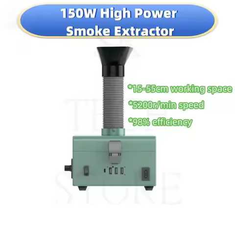 Solder Fume Extractor 150W Smoke Absorber Welding Fume Extractor For Laser Cutting 3D Printer DTF Pr