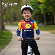 Bộ Đồ Đạp Xe Trẻ Em Mùa Hè Tay Dài Noruhito 2025 Tour De France UAE JAYCO Bahrain ALULA Áo Khoác Xe 