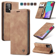 Ốp Cho OPPO A96 A76 A95 A74 4G Bao Da Dạng Ví Nam Châm Có Khe Đựng Thẻ Ốp Lật Retro