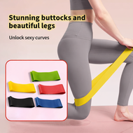 5PCS/Strand Hip Elastic Training Resistance Bands Yoga Squat Elastic Bands Stretching Exercise Weigh