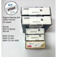 SUZUKI RGV RGS110 ENGINE BEARING SET JTEKT KOYO C3 NSK HPS JAPAN ENGINE BEARING SET X 5PCS RG SPORT 