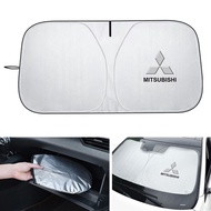 Car Front Windshield Sun Visor Foldable Sun Shade Cover for Mitsubishi Space Star Lancer 9 Outlander