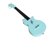 Enya Nova U Carbon Fibre Composite Concert Ukulele (Blue) With Free matching gigbag strap capo strings