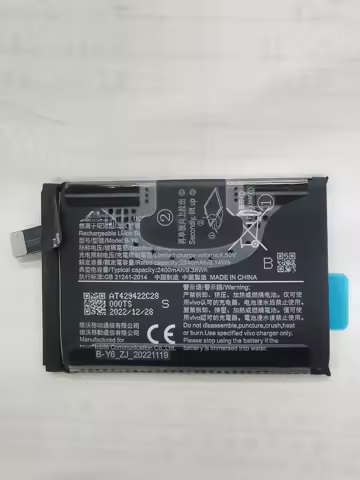 Original New For Vivo B-Y6 Battery For VIVO X Fold 2 XFOLD 2 XFOLD2 Smart Mobile Phone Battery