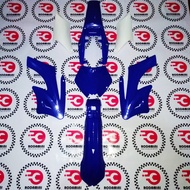 Cover Body Mini Trail Mesin Tarik 50cc 2tak Standar Set Biru