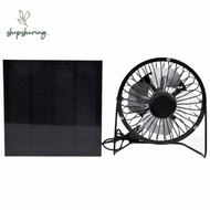 SHOPSHARING Mini  Panel, Portable 5W  Powered Fan, Durable USB Output Ventilator Fan Home Use