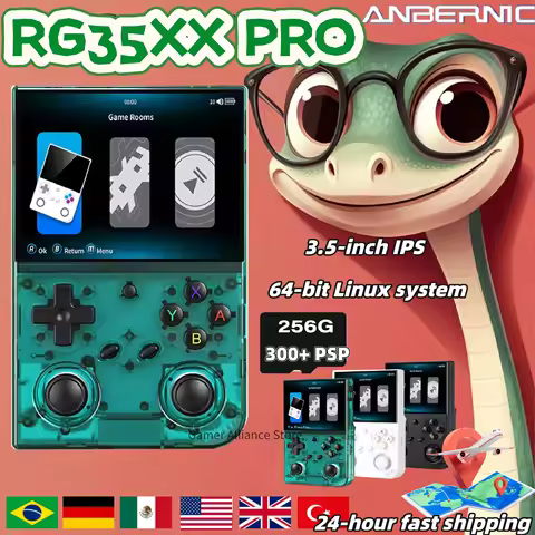 Anbernic RG 35XXPro RG35XX Pro Retro Video Gaming Player Retro Handheld Game Console Linux 64-bit Su