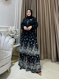 gamis malaysia motif busui friendly terbaru Baju kurung malaysia motif terlaris