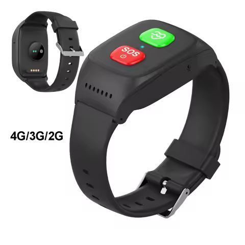 2026 Elderly GPS Tracker 4G Alarm Tracking Bracelet Health Monitor S8 SOS IP67 Waterproof Locator Fa
