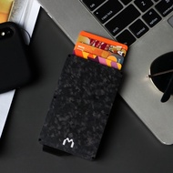 Mediatech Forged RFID Carbon Fiber Card Holder For Travel - RFID Card Wallet