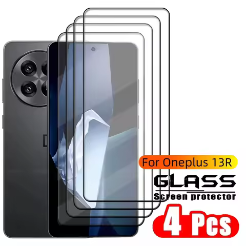 4PCS For Oneplus 13R Glass Oneplus 13R Tempered Glass Protective Full Cover Glue HD 9H Screen Protec