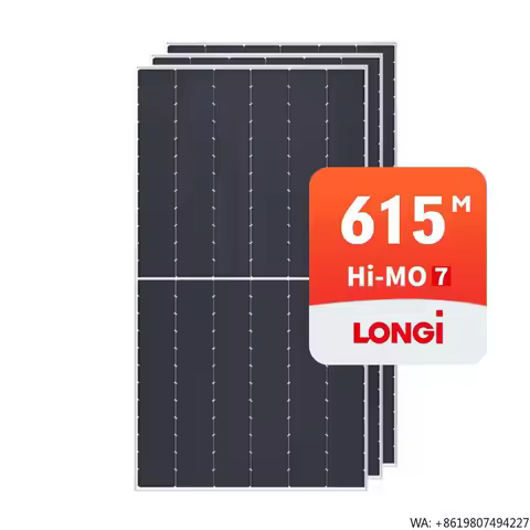 Longi Hi Mo7 LR7 72HGD Double Glass Photovoltaic Solar Panel 615w Longi N-Type Solar Panel 620w Sola