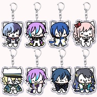 Cute Silly Cats Keychain for Bag Accessories Rui Tsukasa Akito Bag VIRTUAL SINGER Boys Key Chain Ke