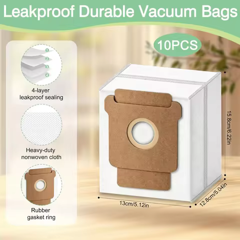 Compatible for IRobot Roomba Plus 405 / 505 Combo Spare Parts Accessories Mop Cloth Dust Bag