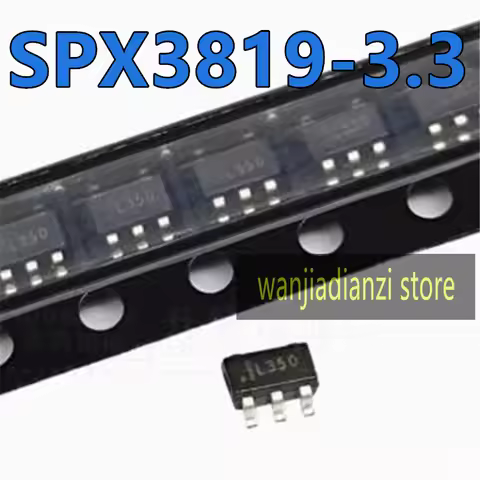 50pcs SPX3819-3.3 SPX3819M5-L-3.3/TR Voltage regulator LDO 500mA 3.3V SOT-23-5 Integrated circuit IC