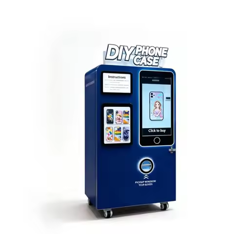 Machine Phone Case Vending Advanced Fully Automatic UV Inkjet Phone Case Printing Vending Machine Pe