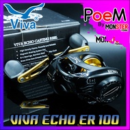 รอกหยดน้ำ วีว่า VIVA ECHO CASTING REEL ER100/EL100 (มีทั้งหมุนซ้ายและหมุนขวา)