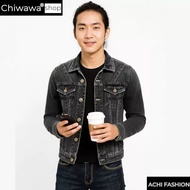 Men's Gray DD Bodycon JeanJacket - Youthful, Dynamic Style | CHIWAWA SHOP