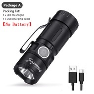 Alonefire Đèn Pin Mini Siêu Sáng LED X30 XPG Đèn Pin Ngoài Trời Di Động Sạc USB Để Cắm Trại Du Lịch