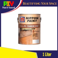 Nippon Paint 1 Pack PU Timbercoat Cat Varnish Tahan Lama 1L - 1 Liter