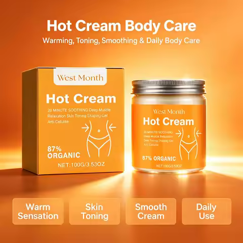 West Month Firming Body Cream Tightens Skin Boosts Elasticity Lightens Fine Lines Hydrates and Moist