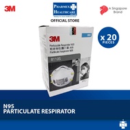 3M N95 Particulate Respirator Mask, 8110S, 20 Pcs/Box