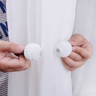 Pearl Magnetic Curtain Clip Curtain Holders Tie Back Buckle Clips Hanging Ball Buckle Tie Back Curta