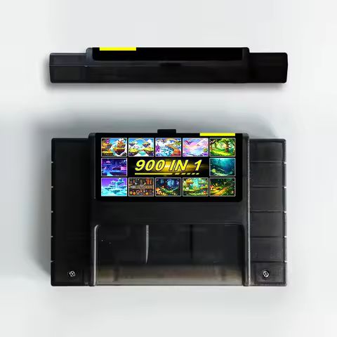 Super 900 in 1 V2 Game Card with 8GB TF Card for SNES SFC Super Famicom US Game Console Game Accesso