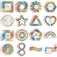 Anti-Stress for Anxiety Relief Items 75Pc Calm Stickers for Anxiety Sensory Textured Sensory Sticker