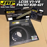 JRP SPROCKET SET F14-15T R28T-42T 415 GOLD O-RING YAMAHA LC135 V1-V8 LC135 Y15 Y16ZR RS150 RSX ACCES