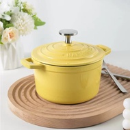 14cm Mini Enamel Pot Home Soup Stew Pot Non stick Pot Small Stew Pot Milk Pot Soup Pot Stew Pot