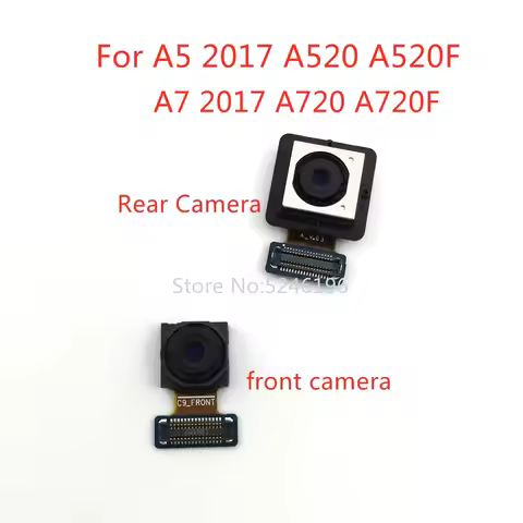 1pcs Back big Main Rear Camera front camera Module For Samsung Galaxy A5 2017 SM-A520F SM-A520F/DS A