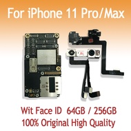 64GB 256GB Motherboard For iPhone 11 Pro / 11 Pro Max With Face ID IOS Logic board Mainboard