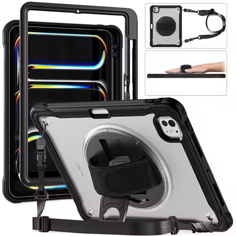 For iPad Pro 11 12.9 13 inch 2024 Case Shockproof Cover iPad Air 11 4th 5th 10 10th 10.9 10.2 9/8/7t