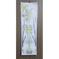 Yamaha 125zr 46 Moritaka sticker stripe strike