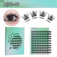 MABREM Individual Clusters Glue-free Lashes, Press-on Self Adhesive Self Adhesive Eyelashes, Handmad