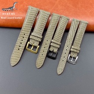 (Gray - 1/2 padded) GENUINE KY da leather men's and women's watch strap, luxurious and individual st