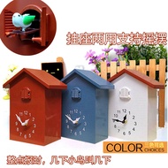 Nordic Minimalist Clock for Living Room Creative Time Telling Clock Bedroom Silent Children's Cuckoo