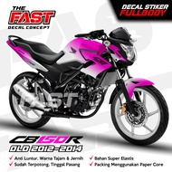 BISA COD Decal Sticker Full Body CB150R Old 2012-2014 Bunglon Putih - Stiker Decal CB 150R V1 Dekal 