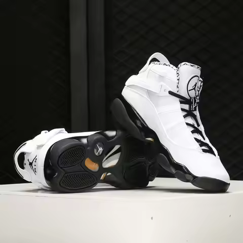 Nike genuine AIR JORDAN 6 RINGS men's cushioned sports basketball shoes DD5077-107