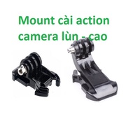 High Short J Mount Mount With Main Base Accessories For GoPro, SJCAM, EKEN, AMkov, Andoer