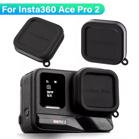 Lens Cap for Insta360 Ace Pro 2 Silicone ‌Lens Cover‌ Anti-scratch Dust-proof Lens Protector‌ For In