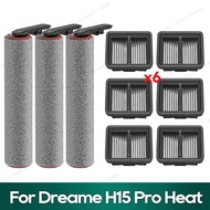 Compatible for (Dreame H15 Pro Heat) Roller Brush Hepa Filter Accessories, ❌Not for Dreame H15 Pro