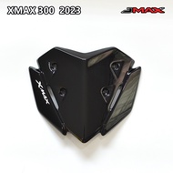 ชิวหน้าแต่ง V.1 สำหรับ XMAX300 2023 JMAX ตรงรุ่น ลายฟิล์มคาร์บอน 6D/สีดำเงา