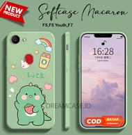 [UV07] SOFTCASE MACARON KAMERA PROTECT MOTIF LUCU DINO WARNA WARNI ANIMALS FOR OPPO F5 YOUTH OPPO F7