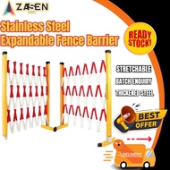 【3M/6M/10M】Telescopic Fence Stainless Steel Contraction Band Fence , 3M 6M 10M Safety Fence Barrier 