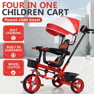 Children's tricycles bicycles baby strollers baby strollers 4(3)in1 bike for kids Bidirectional cart Baby trolley