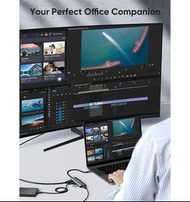 Type C to USB3.0 x 3+PD 100W+HDMI USB C 擴展塢 5 合 1 多端口 USB 集線器 sysckp Type C to USB3.0 x 3+PD 100W+HD